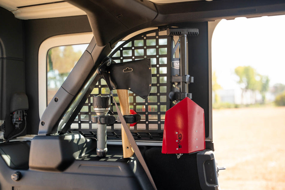 DV8 Offroad Quick Release Molle Tool Mounts, Pair | Red