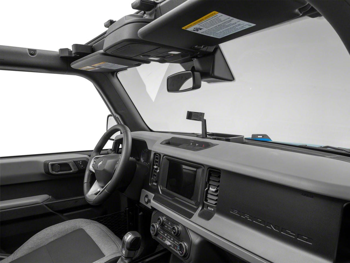 2021-2024 Ford Bronco Dash Phone Mount & Organizer by RedRock - view 2