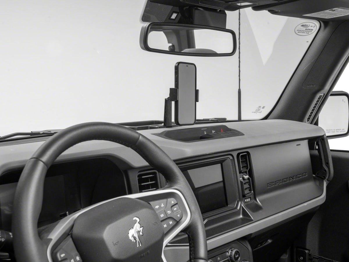 2021-2024 Ford Bronco Dash Phone Mount & Organizer by RedRock - view 5