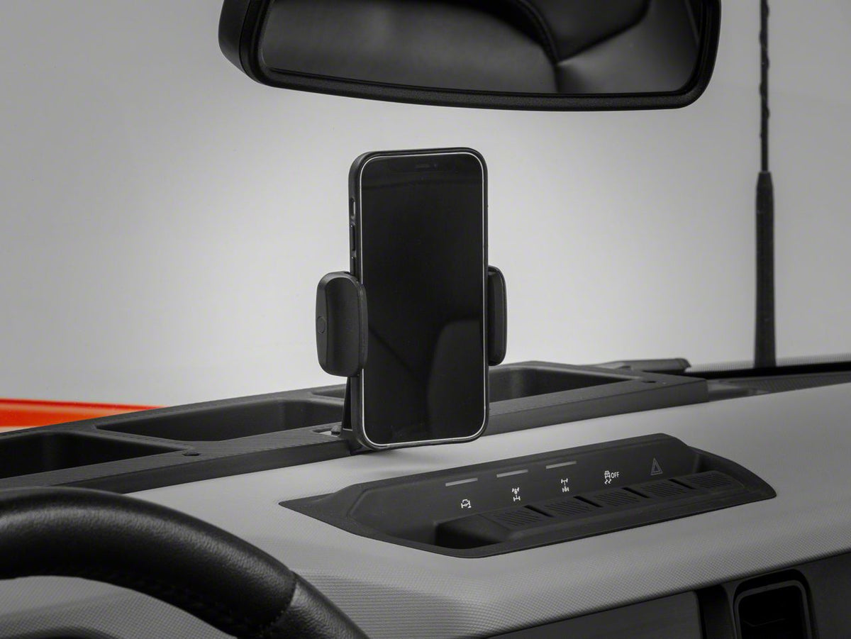 2021-2023 Ford Bronco Large Dash Phone Organizer by RedRock - view 2