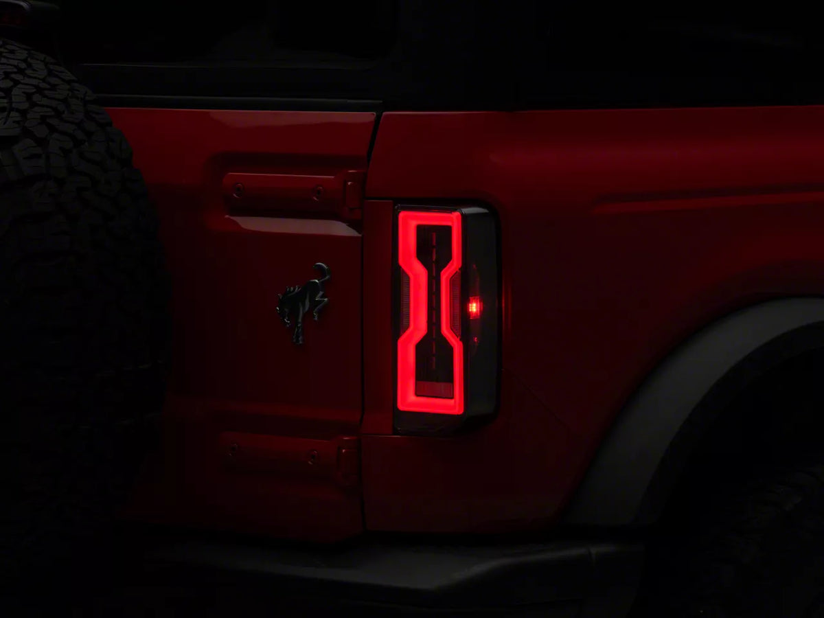 2021-2026 Ford Bronco Clear Lens LED Tail Lights by Raxiom Axial - view 1