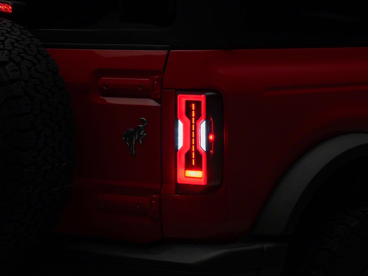 2021-2026 Ford Bronco Clear Lens LED Tail Lights by Raxiom Axial - view 2