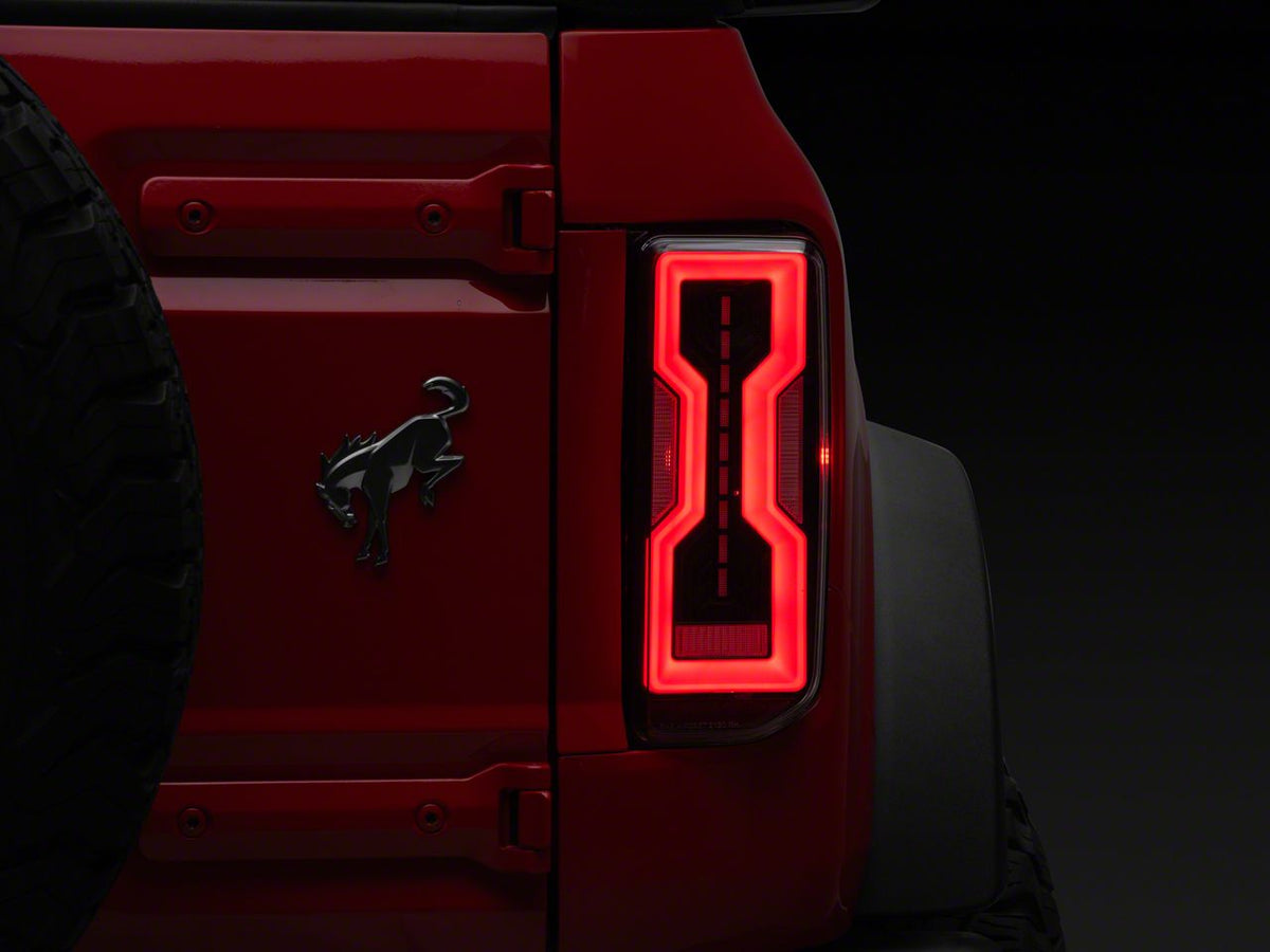 2021-2026 Ford Bronco Clear Lens LED Tail Lights by Raxiom Axial - view 4