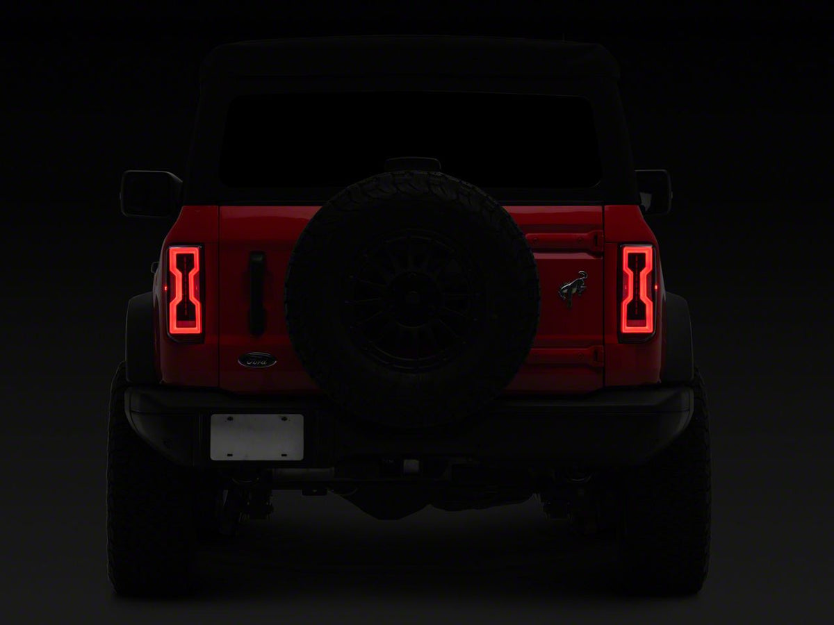 2021-2026 Ford Bronco Clear Lens LED Tail Lights by Raxiom Axial - view 5