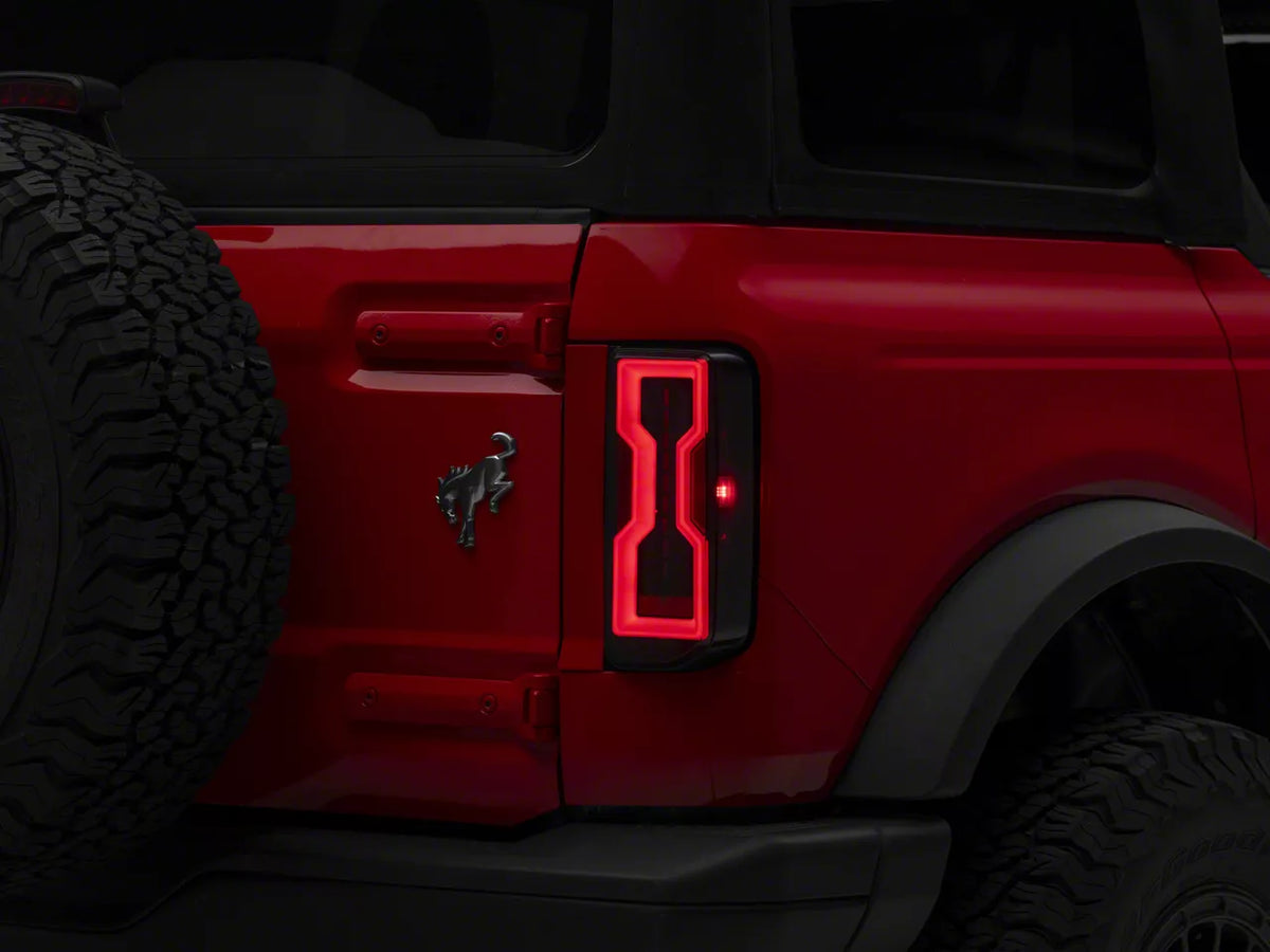2021-2026 Ford Bronco Smoked Lens LED Tail Lights by Raxiom Axial - view 1