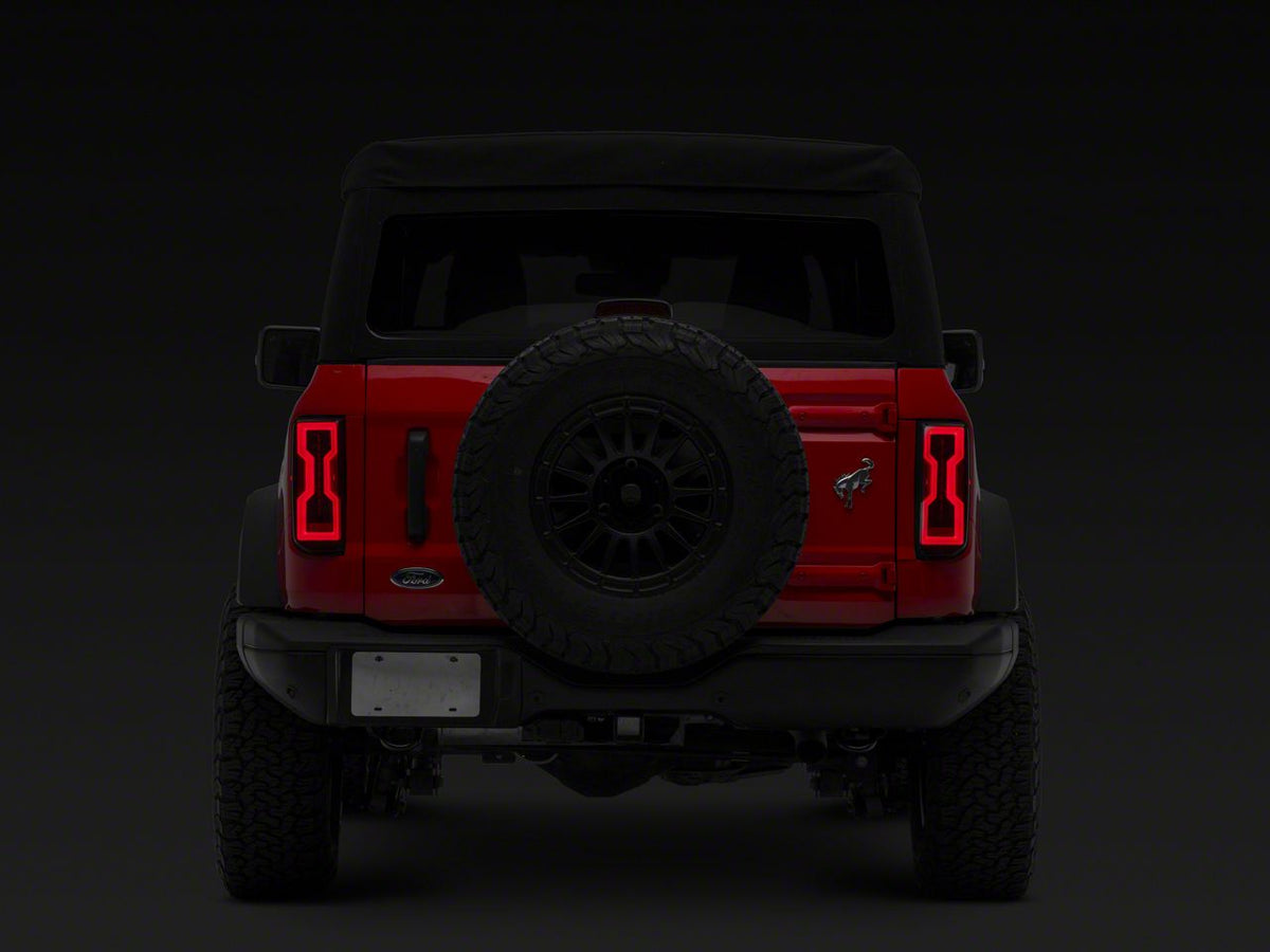 2021-2026 Ford Bronco Smoked Lens LED Tail Lights by Raxiom Axial - view 5