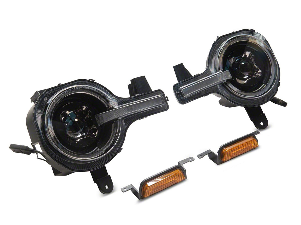 2021-2026 Ford Bronco Halo Projector LED Headlights by Raxiom - view 8