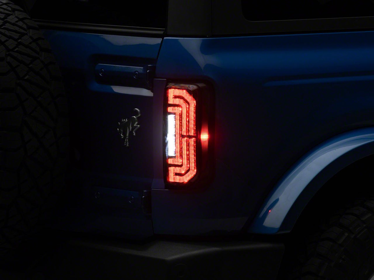 2021-2026 Ford Bronco Geometric LED Tail Lights (FB59467) by Raxiom - view 2