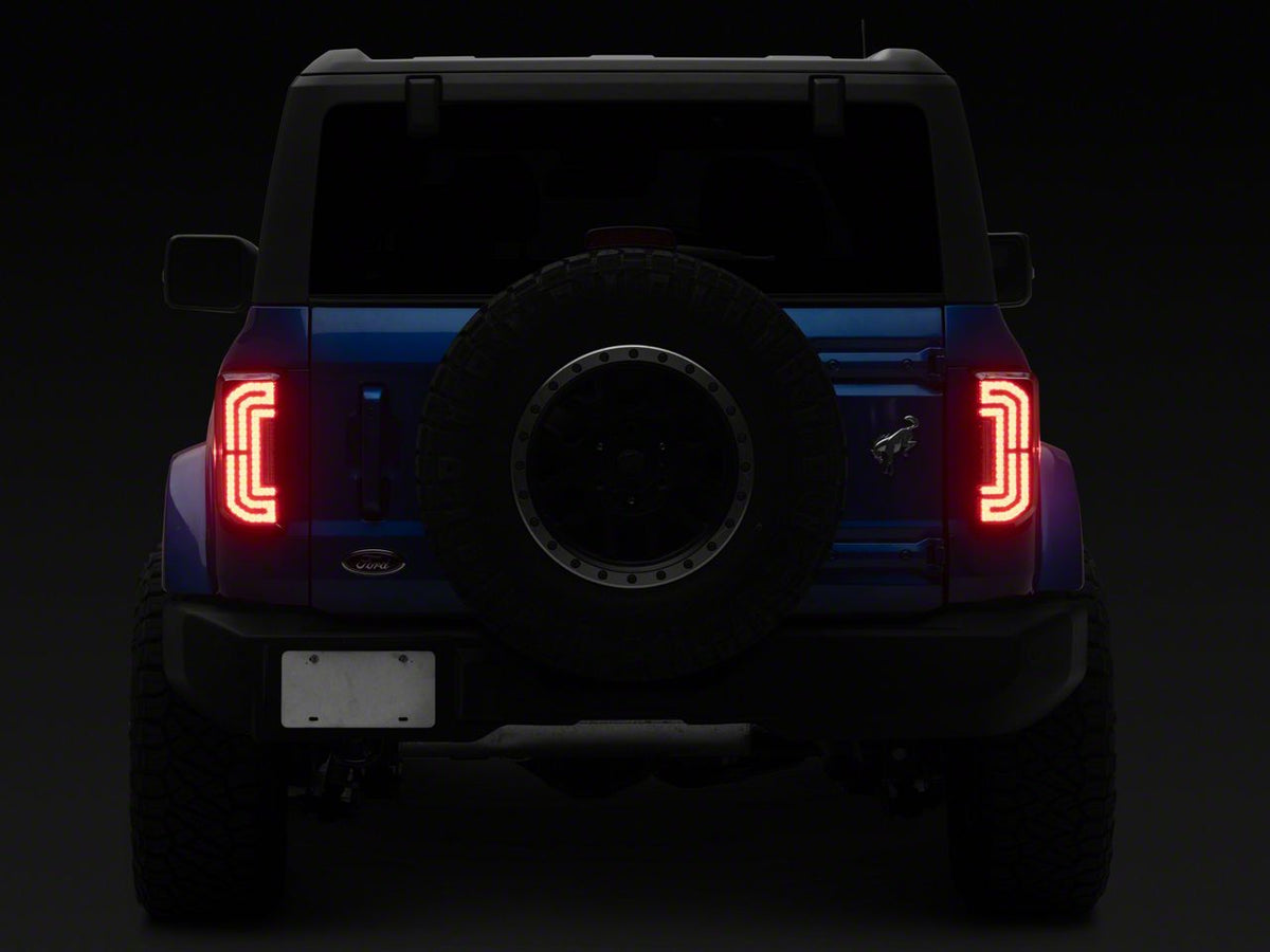 2021-2026 Ford Bronco Geometric LED Tail Lights (FB59467) by Raxiom - view 5