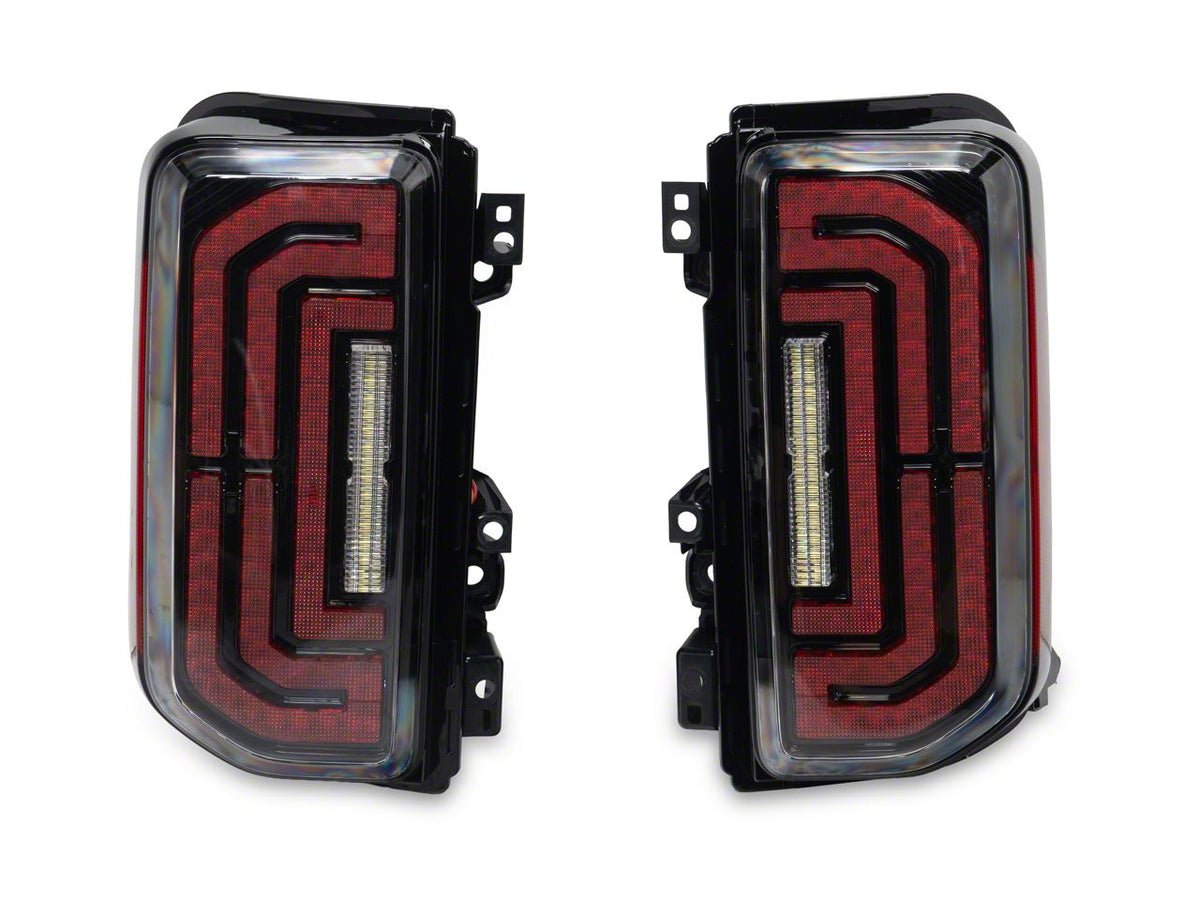 2021-2026 Ford Bronco Geometric LED Tail Lights (FB59467) by Raxiom - view 9