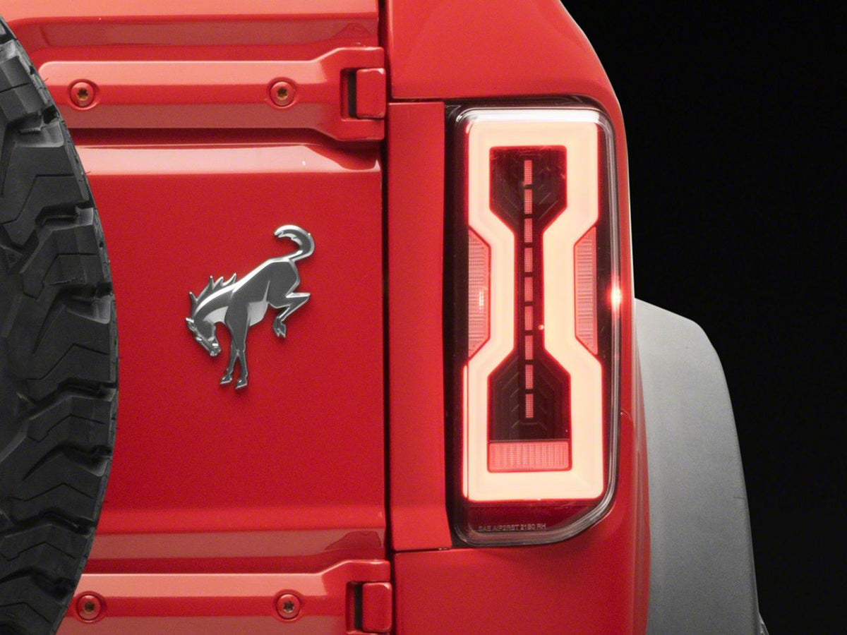 2021-2026 Ford Bronco Clear Lens LED Tail Lights by Raxiom LDS - view 4