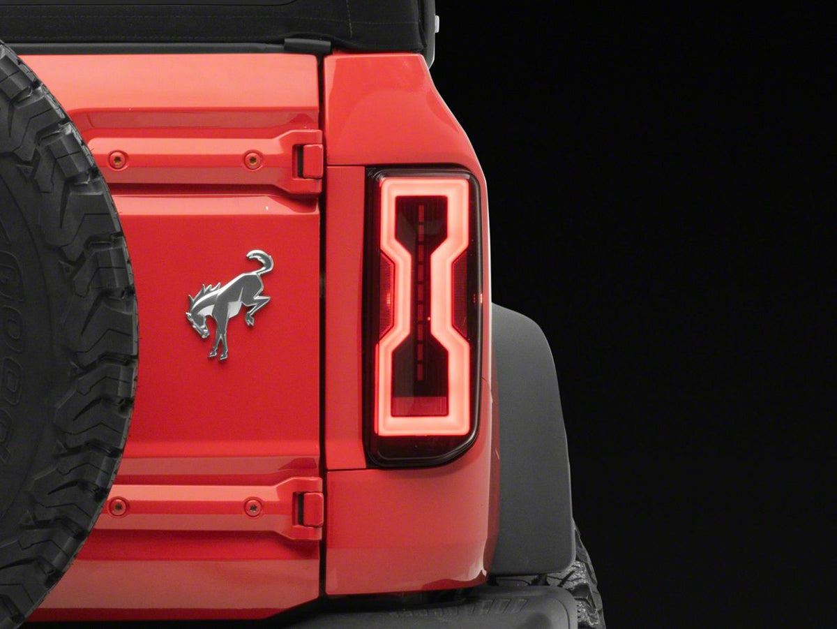 2021-2026 Ford Bronco Smoked Lens LED Tail Lights by Raxiom LDS - view 4