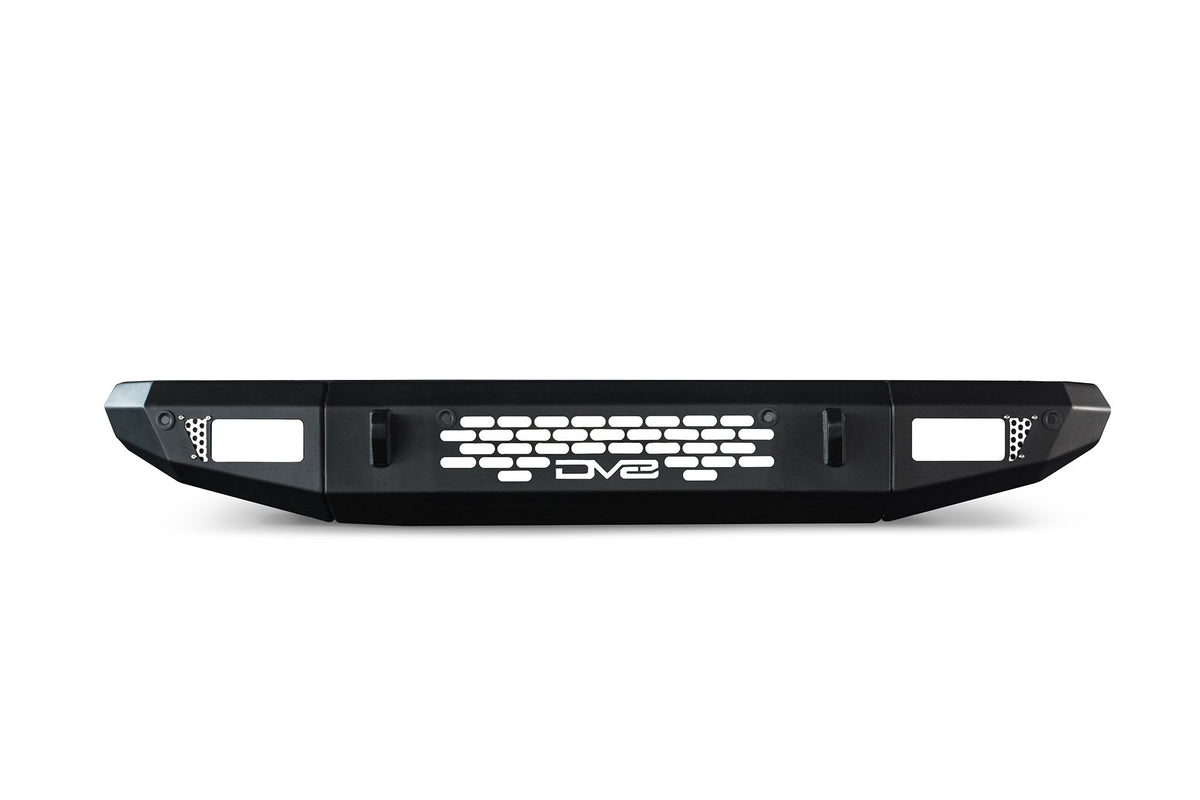 DV8 Offroad OE Plus Series front bumper, full side profile product shot on white background