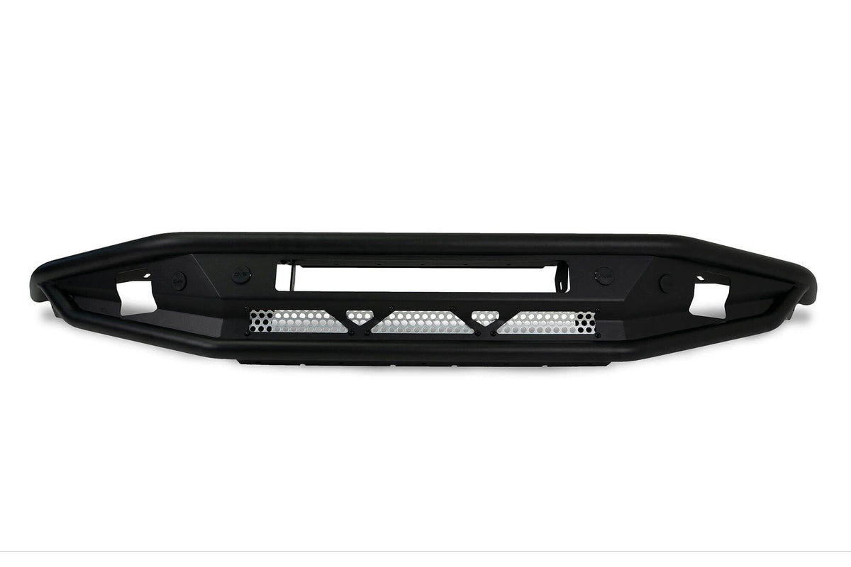 DV8 Offroad Competition Series front bumper, front view product shot on white background