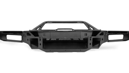 DV8 Offroad Spec Series winch front bumper, side profile product shot on white background without bull bar