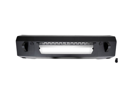 DV8 Offroad OE Plus Series V2 front bumper, straight-on front view product shot on white background