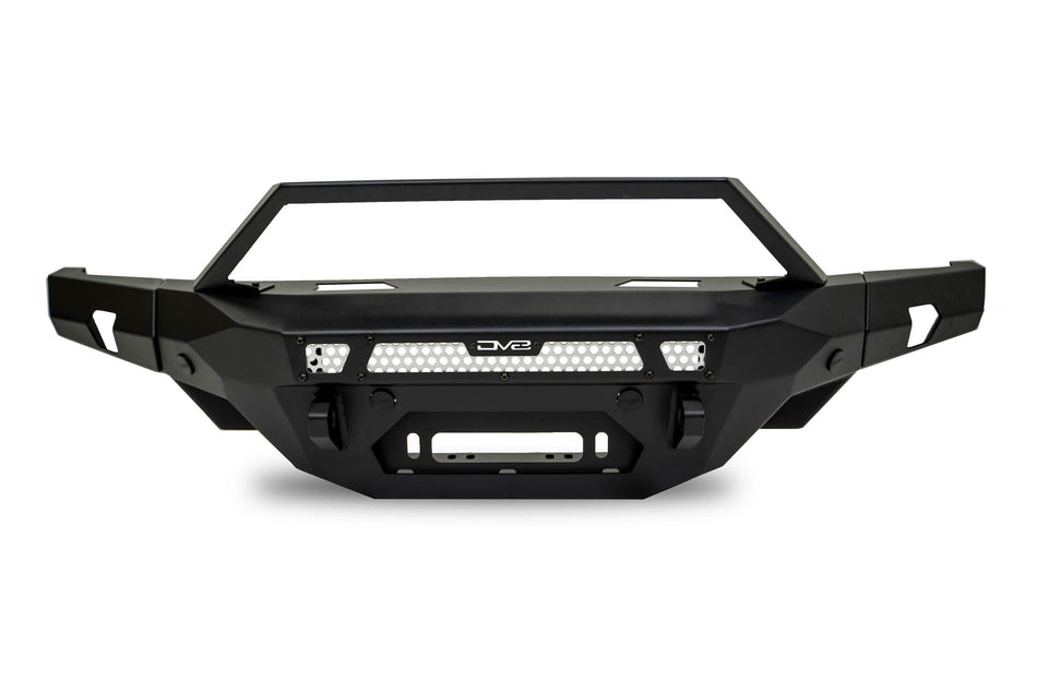 DV8 Offroad FBBR-07 MTO V2 front bumper side profile product shot – 2021-2026 Ford Bronco