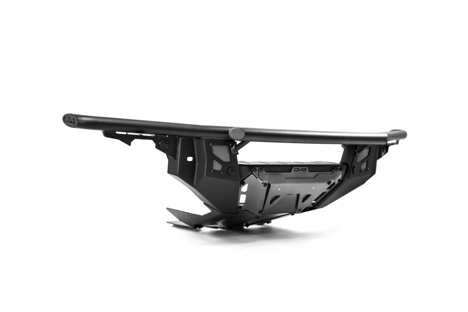 DV8 Offroad FBBR-08 Tube Series front bumper rear-angle product shot – 2021-2026 Ford Bronco