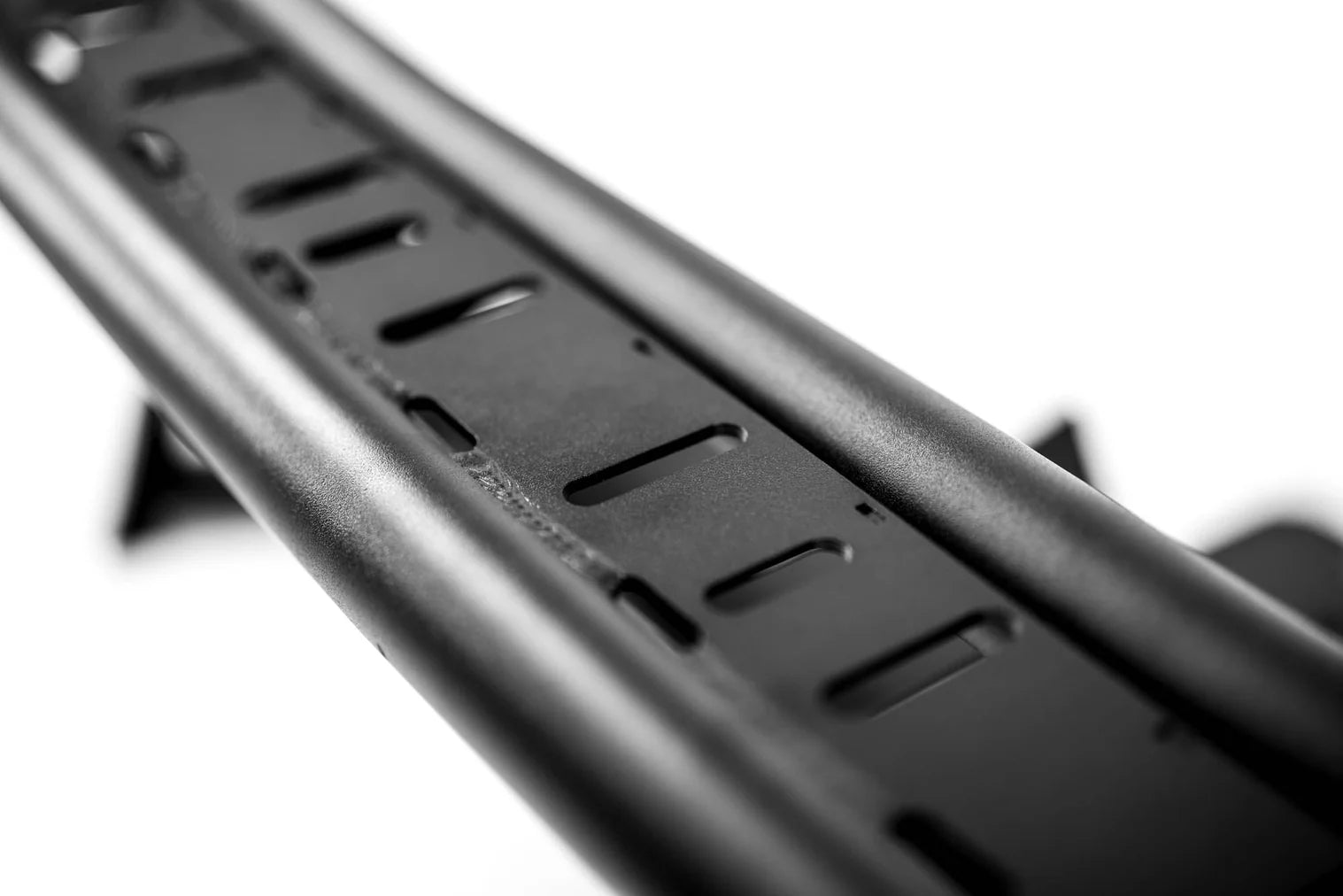 DV8 Offroad FBBR-08 Tube Series front bumper side profile product shot – 2021-2026 Ford Bronco