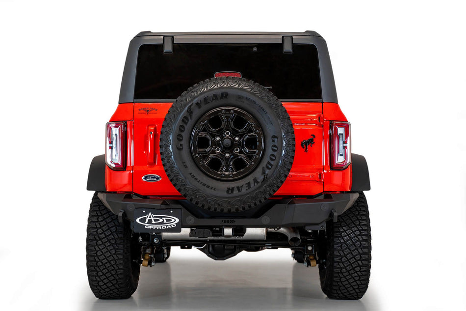 2021-2026 Ford Bronco Rock Fighter Rear Bumper | Addictive Desert Designs