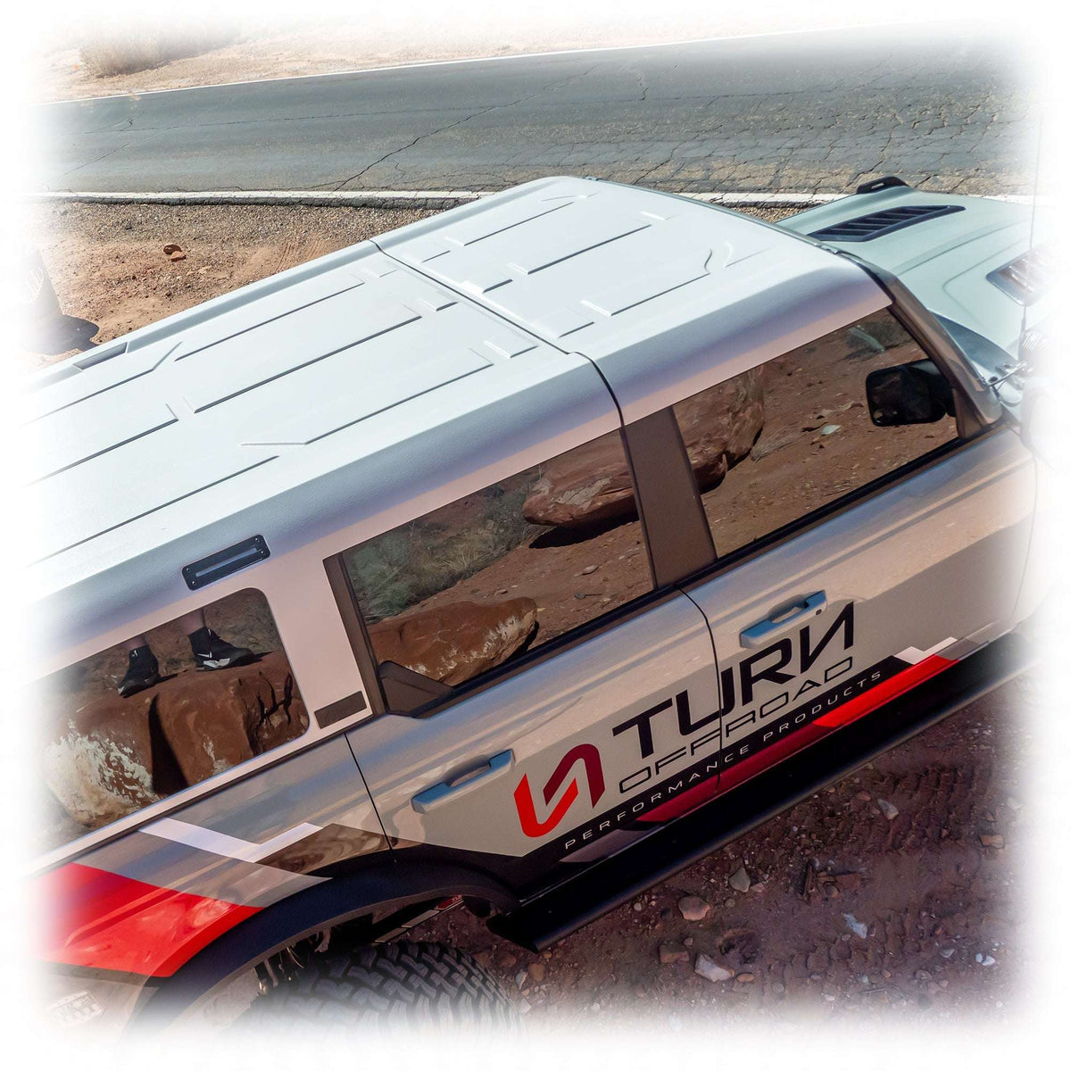 4-Door TR10 Hard Top with White Gelcoat for Ford Bronco - view 9