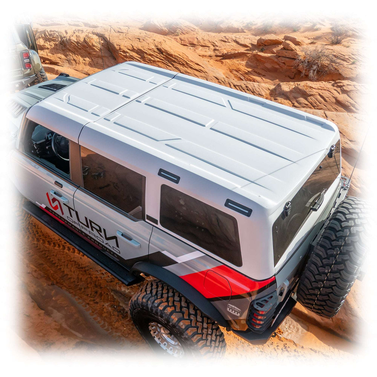 4-Door TR10 Hard Top with White Gelcoat for Ford Bronco - view 2