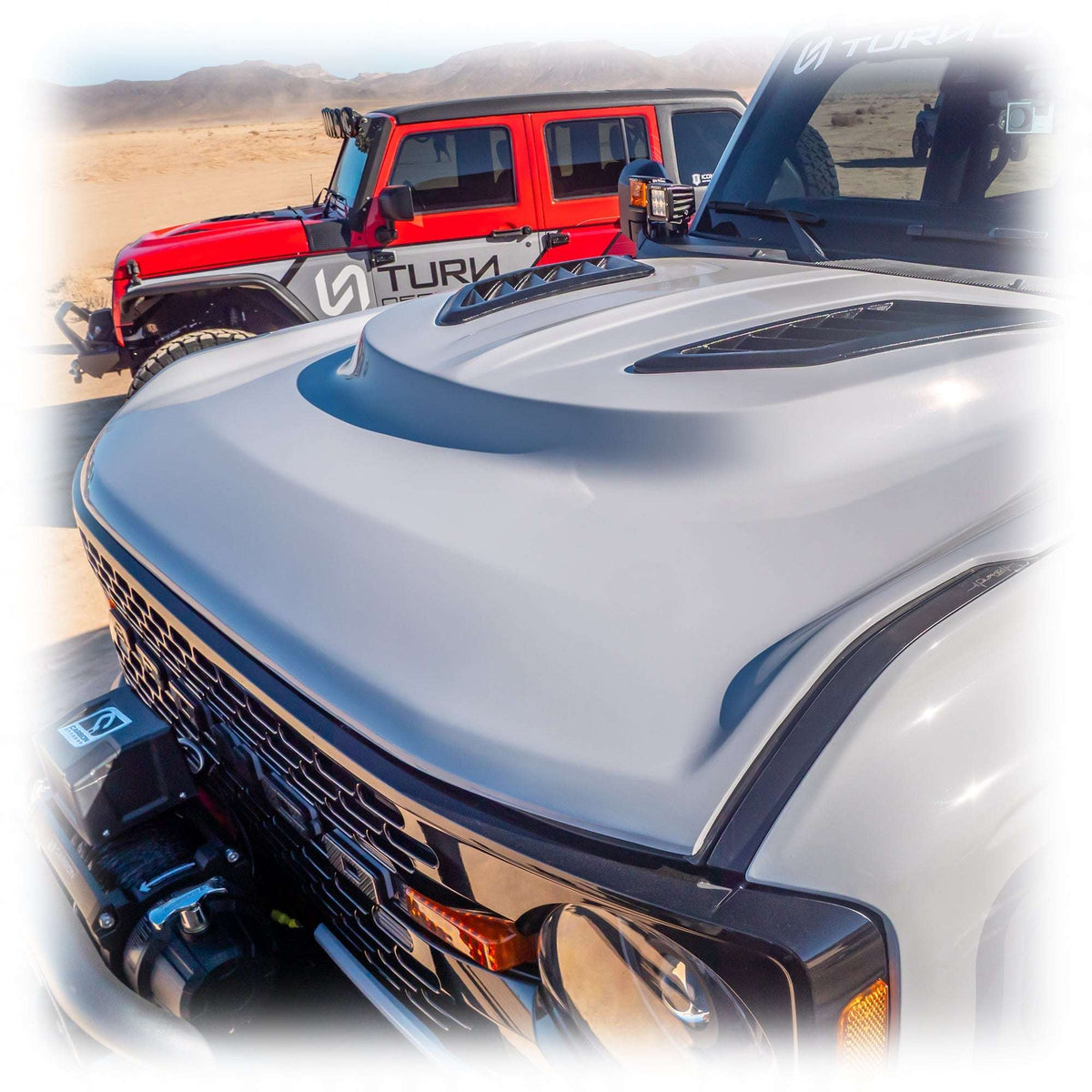 Heat Extraction Fiberglass Hood for Ford Bronco - view 8