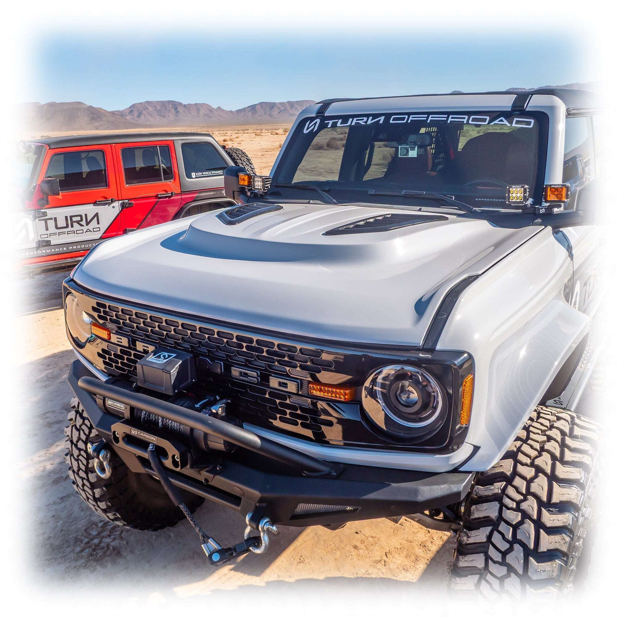 Heat Extraction Fiberglass Hood for Ford Bronco - view 2