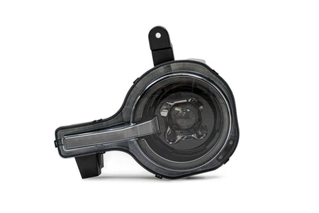 DV8 Offroad Black Series amber marker light for Ford Bronco headlight, angled product shot on white background