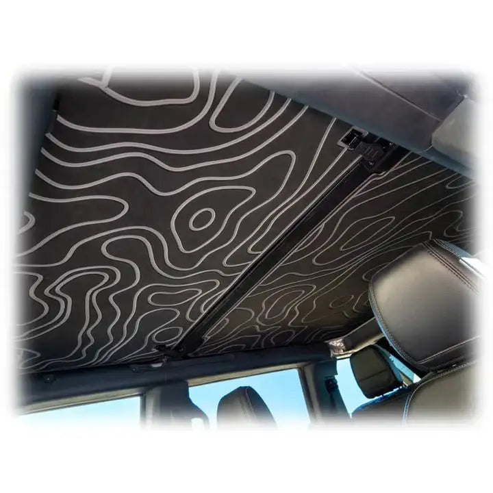 Turn Offroad TR10 hard top interior close-up showing topographic pattern headliner detail