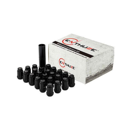 2021-2026 Ford Bronco Spline Drive Lug Nut Kit Black Standard 1.38 in