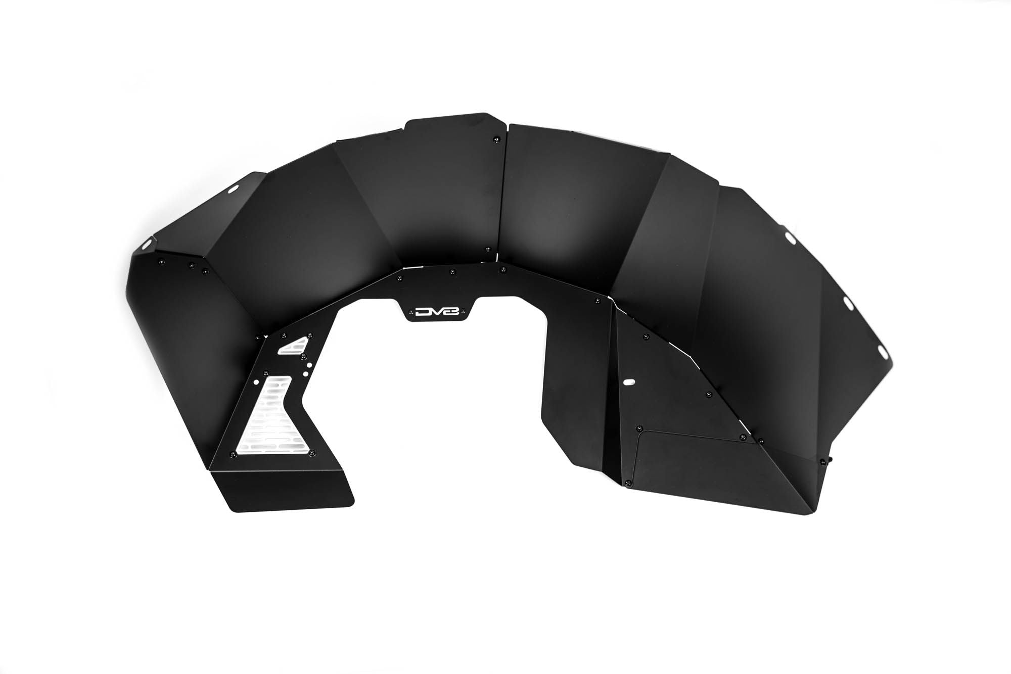 DV8 Offroad front inner fenders for Ford Bronco, angled pair product shot on white background