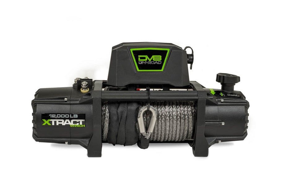 2021-2026 Ford Bronco Xtract 12K Synthetic Rope Winch | DV8 Offroad