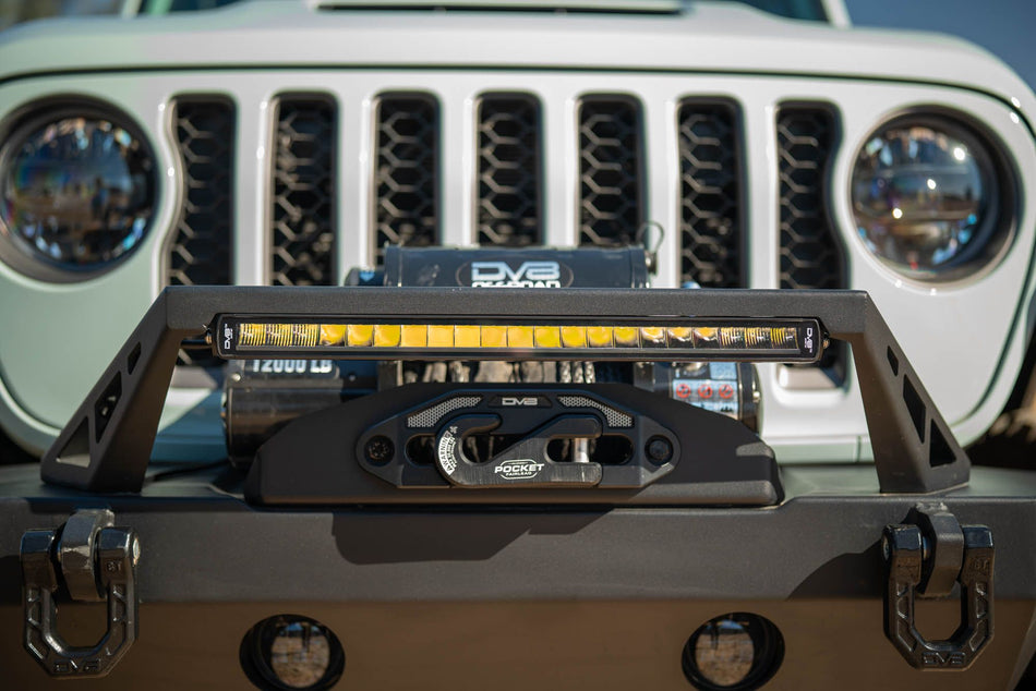 20-Inch Single Row LED Light Bar with Halo | DV8 Offroad Elite Series