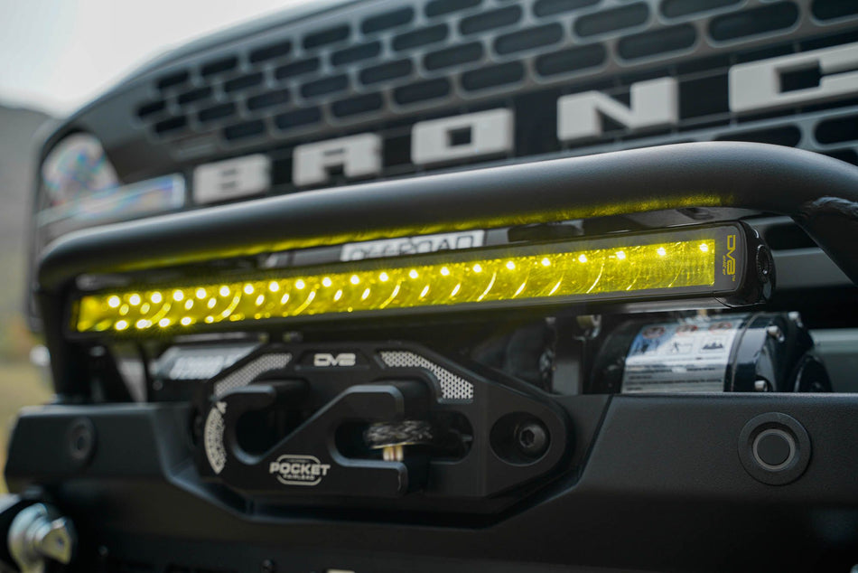 20-Inch Amber LED Light Bar | DV8 Offroad Elite Series