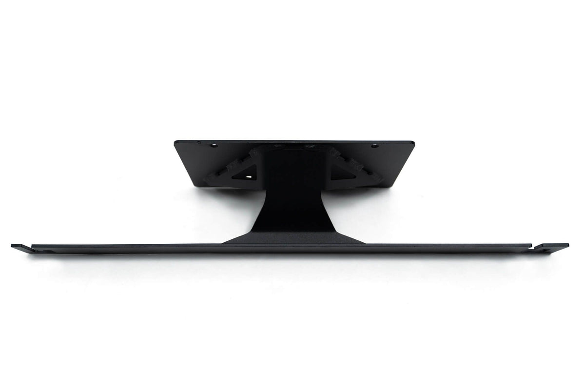 DV8 Offroad license plate mount side profile view showing slim bracket design