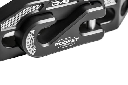 Pocket fairlead against white background