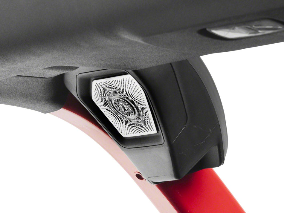 RedRock Cargo Speaker Cover Kit - Stainless for Ford Bronco - product view