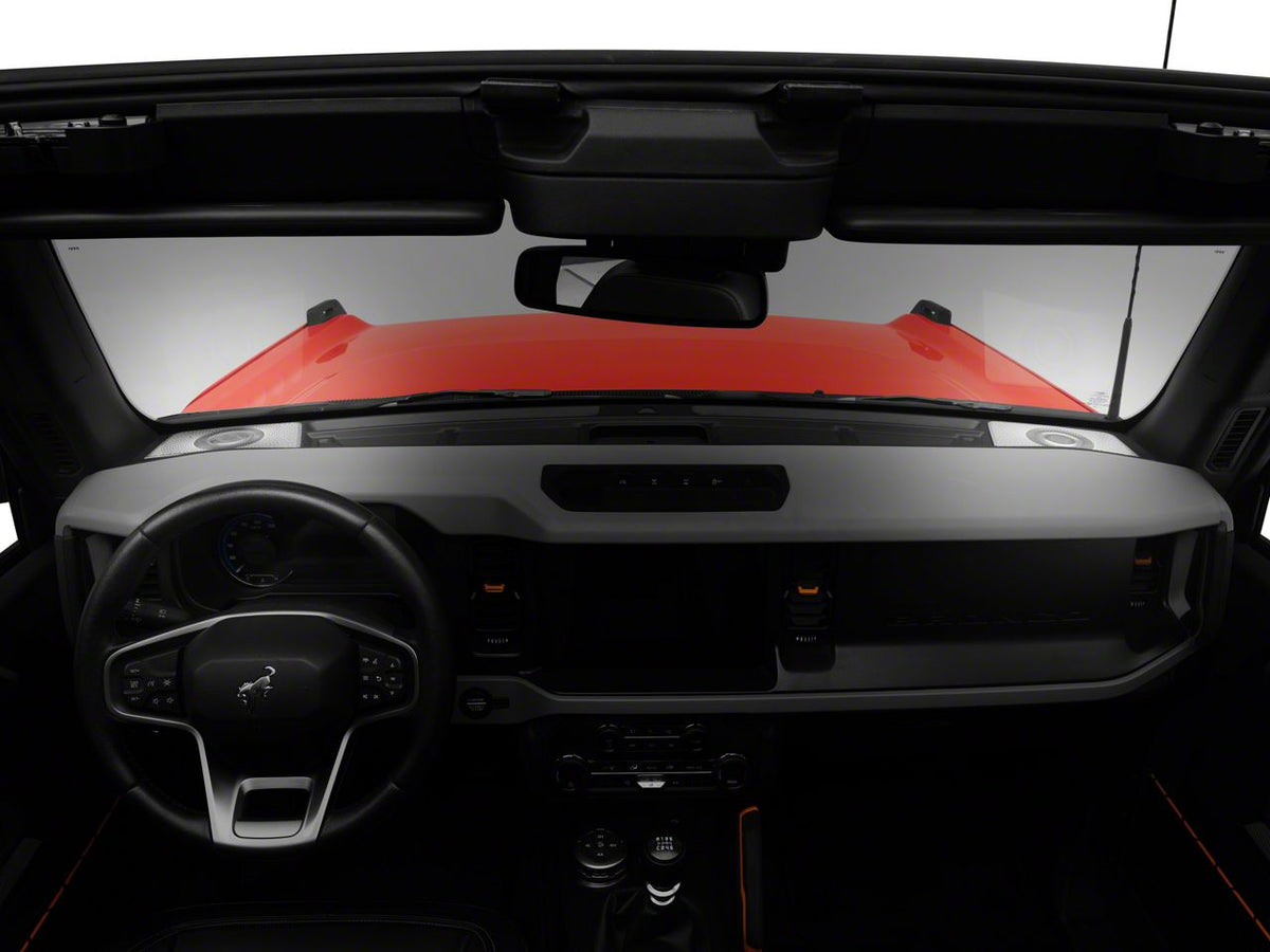 RedRock Dash Speaker Cover Kit - Stainless for Ford Bronco - product view