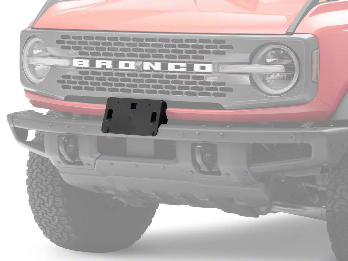 RedRock Front License Plate Bracket - ABS for Ford Bronco - product view