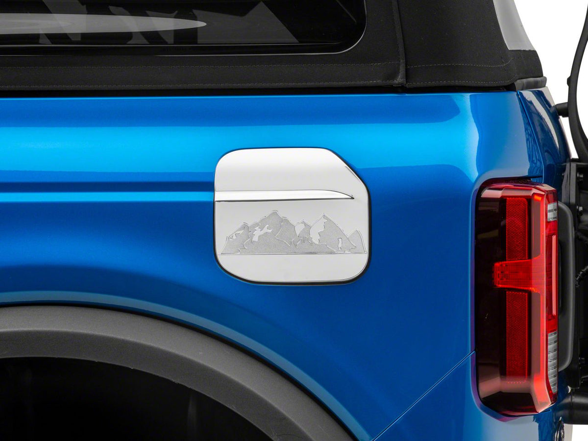 RedRock Fuel Door Cover - Chrome for Ford Bronco - product view