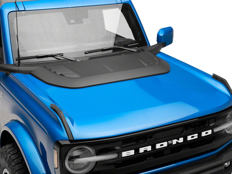 RedRock Hood Scoop - Matte Black for Ford Bronco - product view