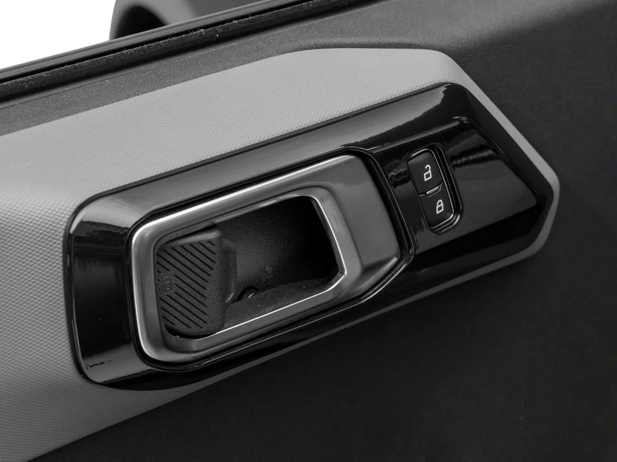 RedRock Interior Door Handle Trim - Black for Ford Bronco - product view