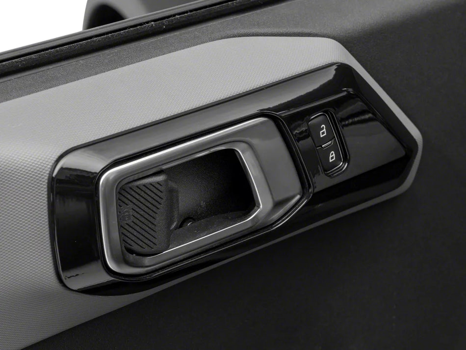 RedRock Interior Door Handle Trim - Black for Ford Bronco - product view