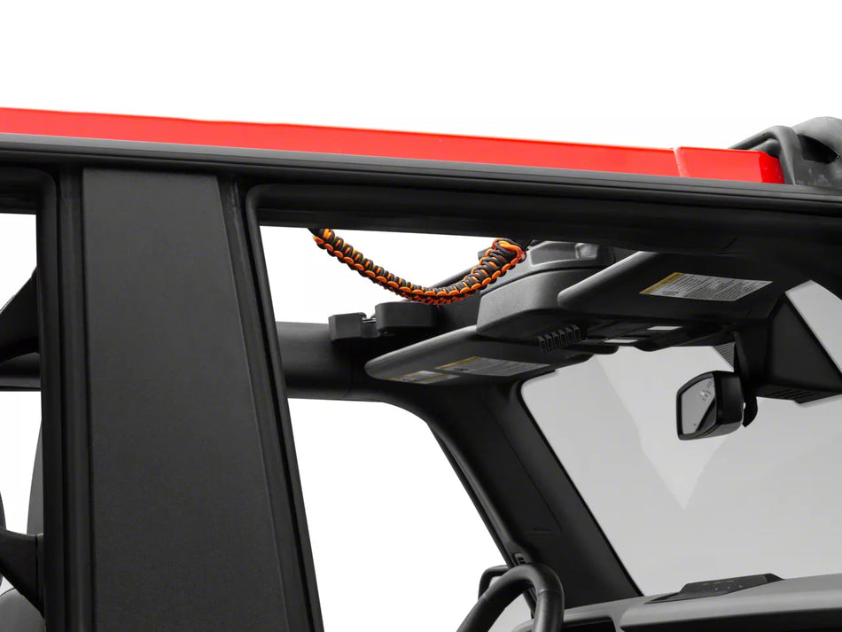 RedRock Paracord Grab Handle - Black and Orange for Ford Bronco - product view