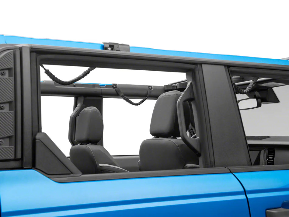 RedRock Paracord Grab Handles - Front and Rear - Black for Ford Bronco - product view