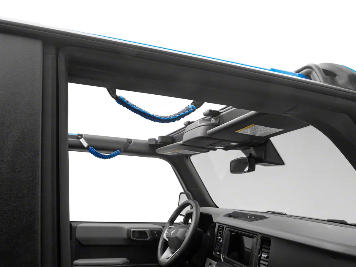 RedRock Paracord Grab Handles - Blue for Ford Bronco - product view
