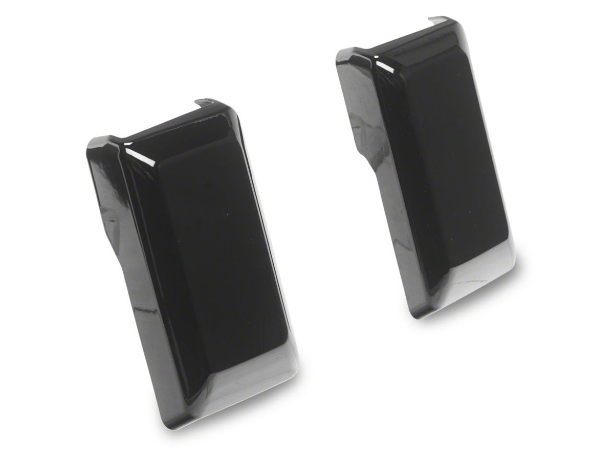RedRock Rear Window Hinge Covers - Black for Ford Bronco - product view