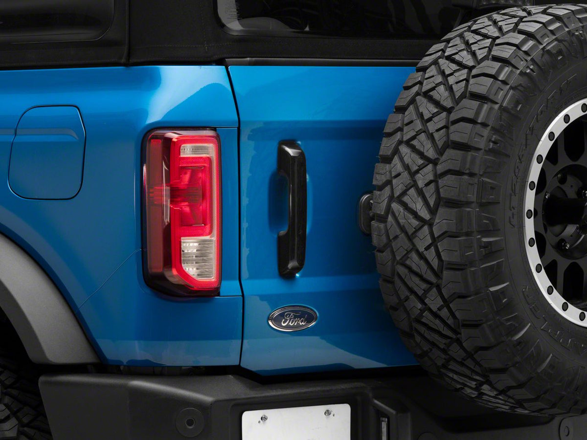 RedRock Tailgate Handle Cover without Keyhole - Gloss Black for Ford Bronco - product view