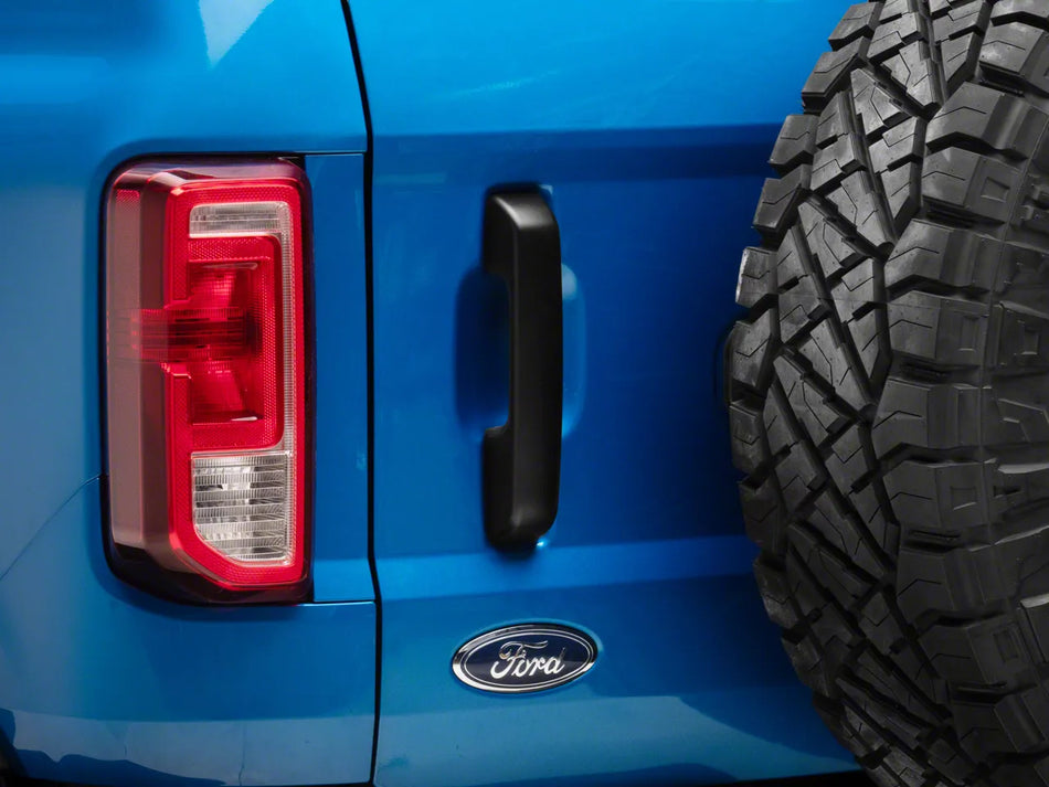 RedRock Tailgate Handle Cover without Keyhole - Matte Black for Ford Bronco - product view